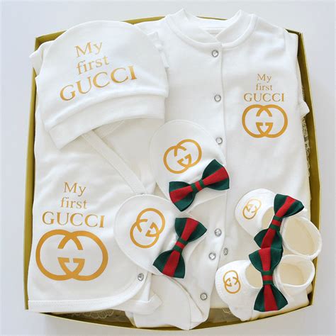 gucci baby 4 piece gift set|gucci gift sets for women.